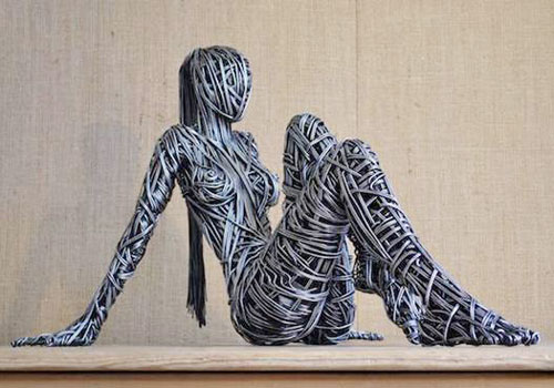 铁艺创意人物雕塑